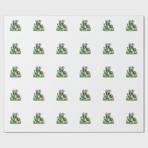 Papel De Presente Coelho Pixel de Caça ao Ovo de Páscoa para Meninos
