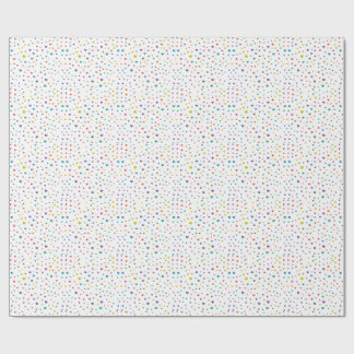 Papel De Presente Cœur et petit cœurs  - Motif à l'aquarelle