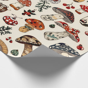 Papel De Presente Cogumelo