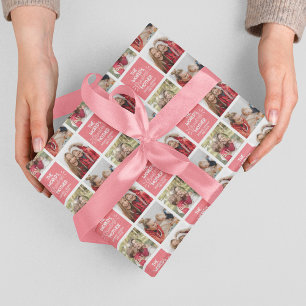 Papel De Presente Colagem de Fotos da Melhor Mãe do Mundo