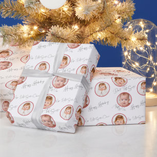 Papel De Presente Colagem de Fotos de Bebê Divertida Citações Natali