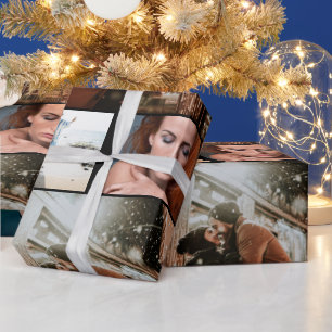 Papel De Presente Colagem de fotos Instagram 9 amigos família negóci