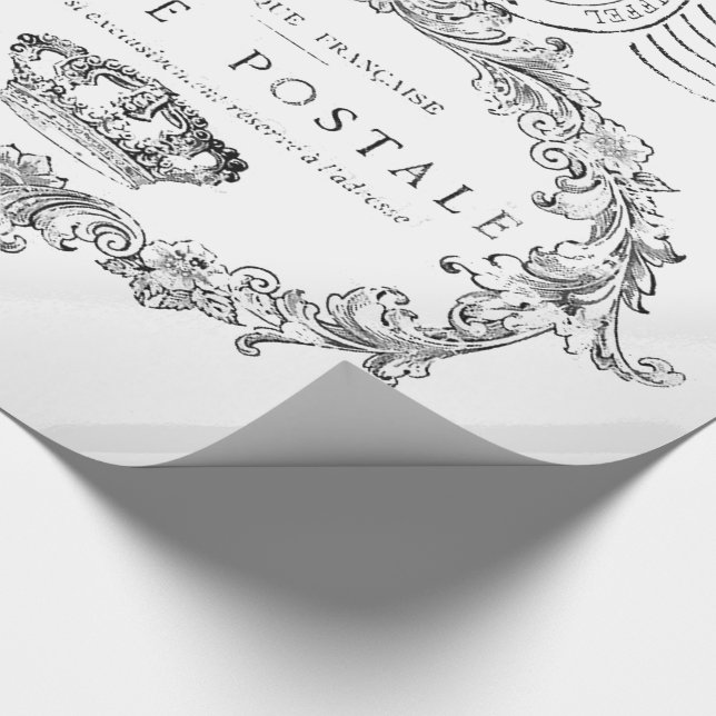 Papel De Presente Colagem em torre Eiffel (Ponta)