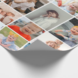 Papel De Presente Colagem simples moderna de 30 fotos