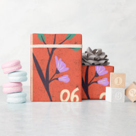 Papel De Presente Coleção de Carimbos Aleatórios Falso Masterícula