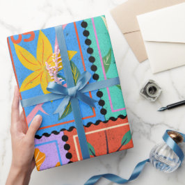 Papel De Presente Coleção de Carimbos Aleatórios Falso Masterícula