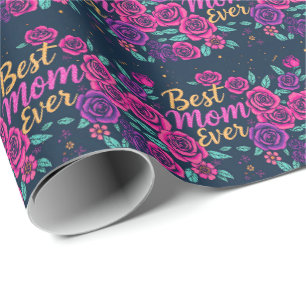 Papel De Presente Coleção de Presentes de Luxo Popular Floral