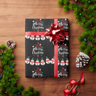 Papel De Presente Coleção de Saudações Joyful da Jingle Bells