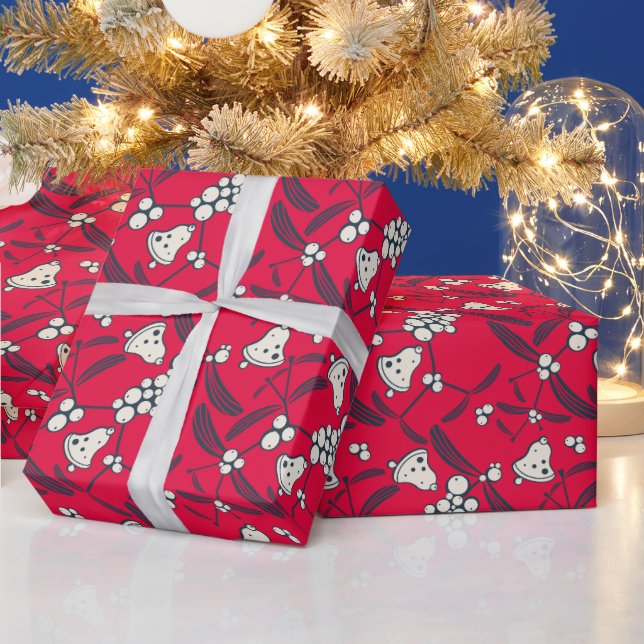 Papel De Presente Coleção de Saudações Joyful da Jingle Bells (Feriados)