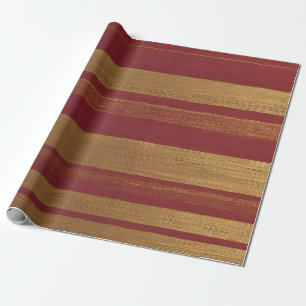 Papel De Presente Coleção Dourada Linen de Luxury Popular Burgundy