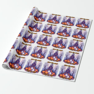 Papel De Presente Coleção Popular de Halloween Assustador Fofo