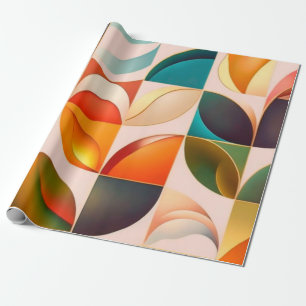 Papel De Presente Coleção Popular de Pares de Abstrato
