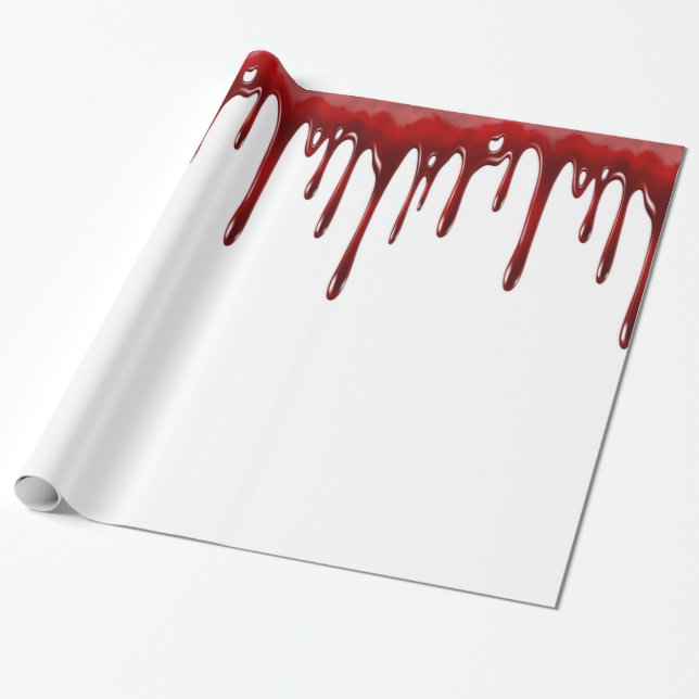 Papel De Presente Colírio Branco (Desenrolado)