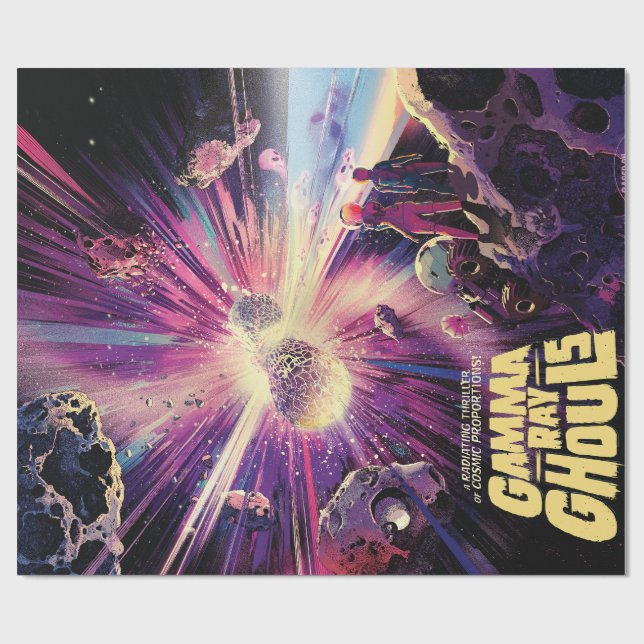 Papel De Presente Colisão Cósmica de Kilonova Ray Burst Pulsares Gam (Aberto)