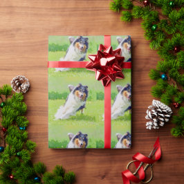 Papel De Presente Collie