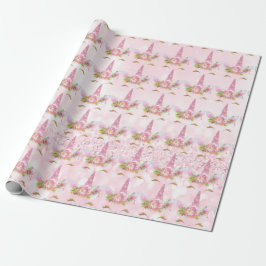 Papel De Presente Coloração cor-de-rosa, Dourada, Brilhante, doce 16