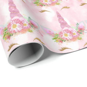 Papel De Presente Coloração cor-de-rosa, Dourada, Brilhante, doce 16