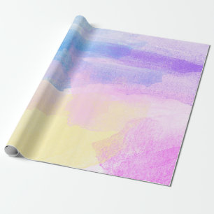 Papel De Presente Coloração d'água abstrato de arte em segundo plano