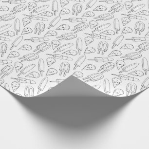 Papel De Presente Coloração do picolé e do Sorvete no seu própri
