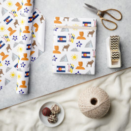 Papel De Presente Colorado