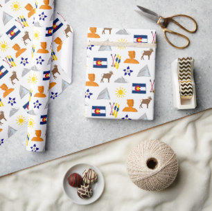 Papel De Presente Colorado