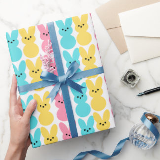 Papel De Presente Colorful Bunny Wrapping Paper