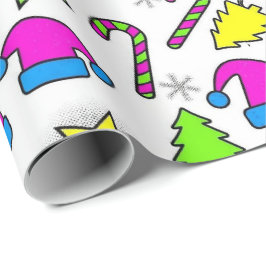 Papel De Presente Colorful Christmas Holiday Seamless Pattern