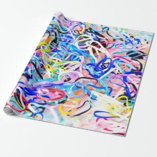 Papel De Presente Colorful Elastic Rubber Bandsabstract,background,b