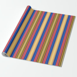 Papel De Presente Colorful Spring And Summer Fashion Show Stripes