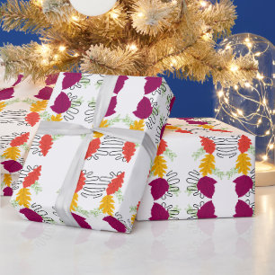 Papel De Presente Colorida Autumn Rustic