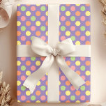 Papel De Presente Colorir Partido da Bolinhas de Pastel<br><div class="desc">Enrole seus presentes em uma explosão de alegria pastel com este papel de embrulho de bolinhas. Uma mistura balbuciosa de pintas moles,  blues e amarelos cria um design charmoso e alegre,  perfeito para aniversários,  chás de fraldas ou qualquer celebração.</div>