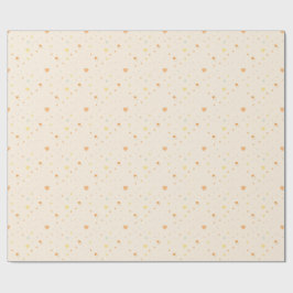 Papel de Presente com Padrão Caprichoso em Pastel 