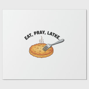 Papel De Presente Coma Amantes judeus que latem Hanukkah