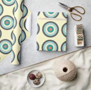 Papel De Presente Combinação de cinzas Bullseye por Shirley Taylor