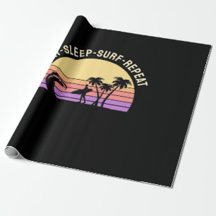 Papel De Presente Comer Dormir Surfar Repetir
