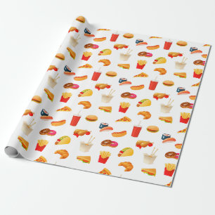 Papel De Presente Comida