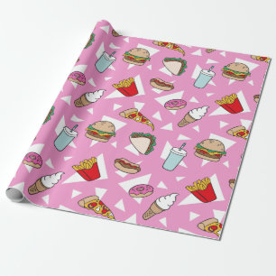 Papel De Presente Comida