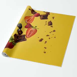 Papel De Presente Comida bonito