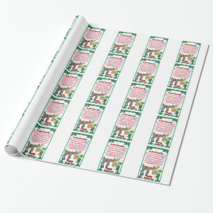 Papel De Presente Comida Magic Reindeer