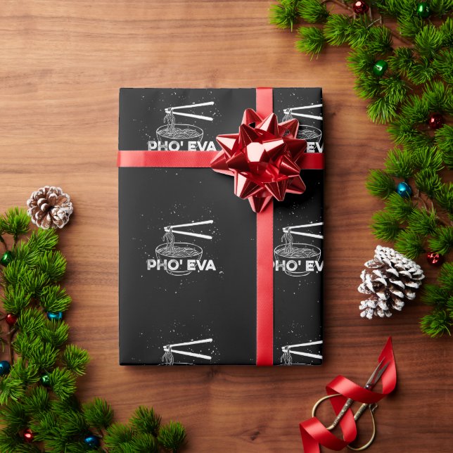 Papel De Presente Comida vietnamita Pho Lover \ (Presente de Natal)