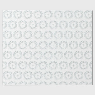 Papel De Presente Communion Sage Wreath e Cross