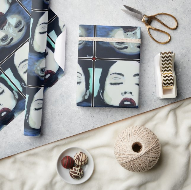 Papel De Presente "Como acima, tão abaixo" (Artesanato)