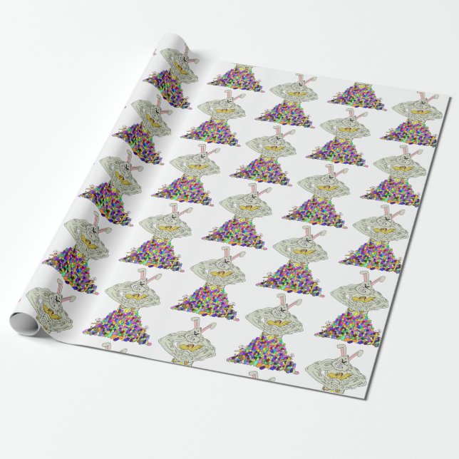 Papel De Presente Como o coelho da Páscoa pega seus ovos (Desenrolado)