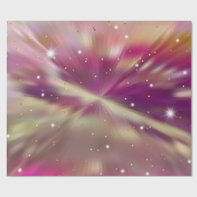 Papel De Presente Como uma festa no céu. (Aberto)