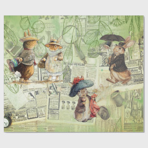 Papel De Presente composição do coelho peter