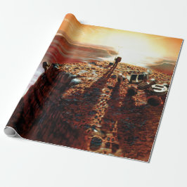 Papel De Presente Conceito Artístico da Primeira Viagem da NASA ao P