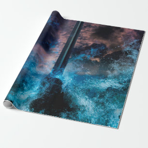 Papel De Presente Conceito de arte no conceito de "tsunami de Bangko