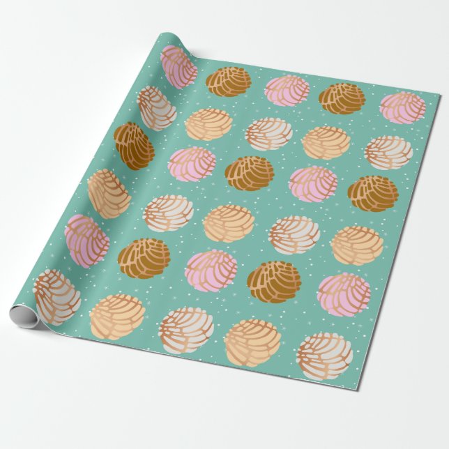 Papel De Presente Concha/Conchita Pattern Wrapping Paper (Desenrolado)