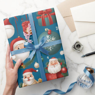 Papel De Presente Condecorações de Natal modernas