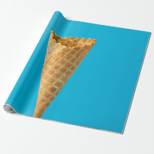 Papel De Presente cone sorvete